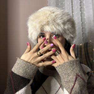 Anillo bicolor círculo