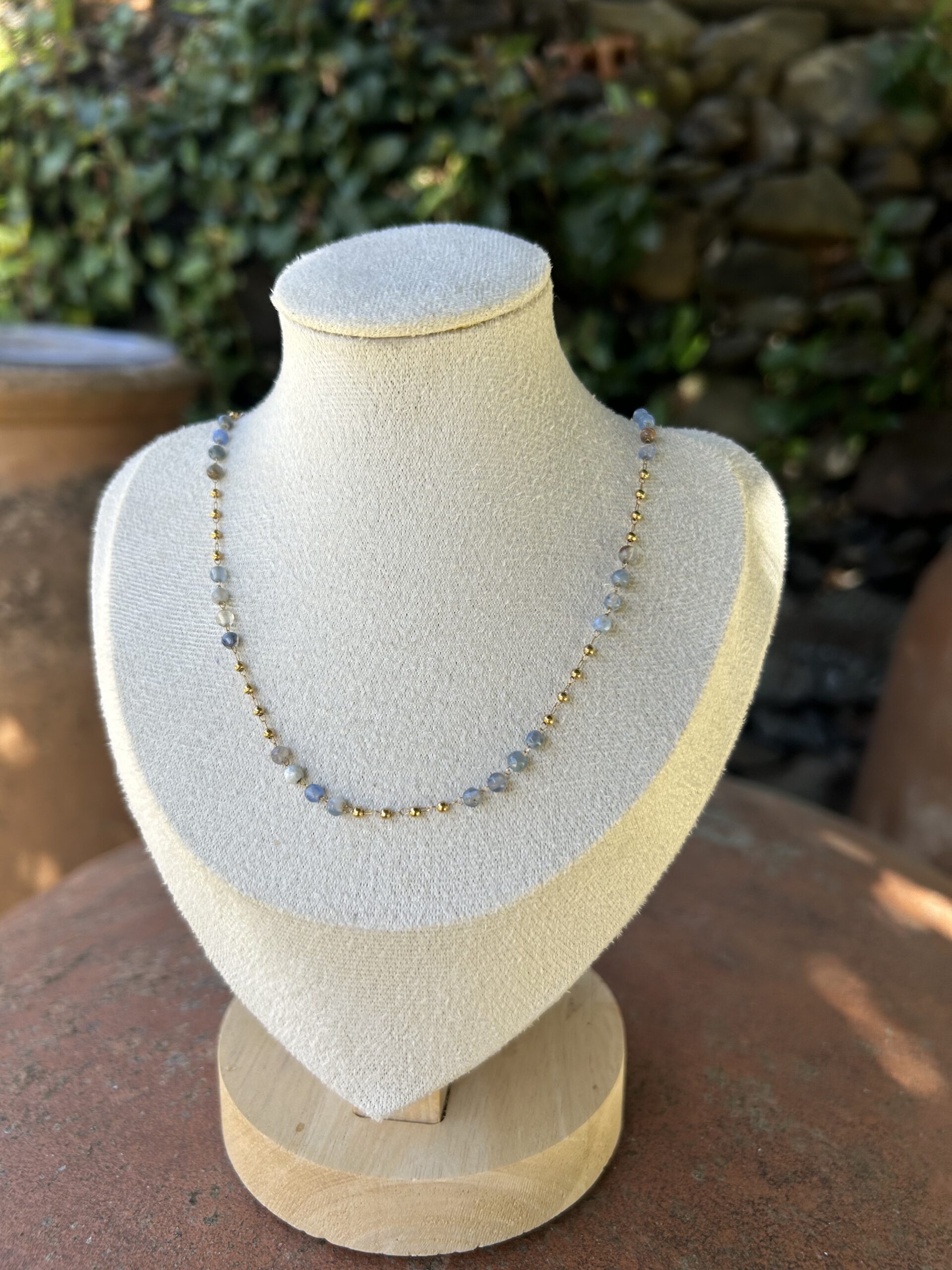 Collar mini crystal azulado - Imagen 4