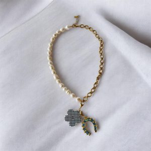 Collar perlas combinado